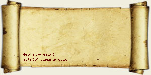 Gorčin Perunac vizit kartica